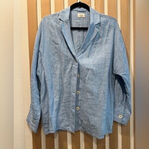 Aritzia Button Down linen shirt